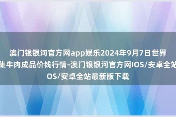 澳门银银河官方网app娱乐2024年9月7日世界主要批发市集牛肉成品价钱行情-澳门银银河官方网IOS/安卓全站最新版下载