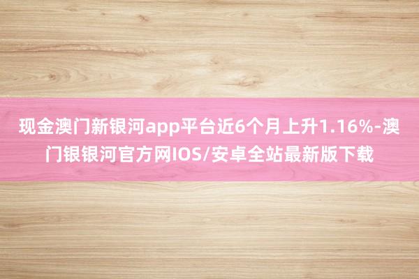 现金澳门新银河app平台近6个月上升1.16%-澳门银银河官方网IOS/安卓全站最新版下载