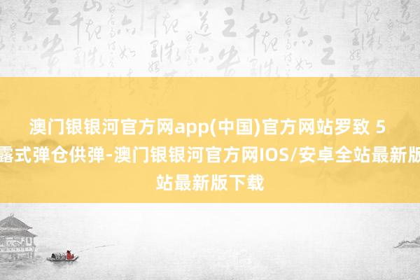 澳门银银河官方网app(中国)官方网站罗致 5 发外露式弹仓供弹-澳门银银河官方网IOS/安卓全站最新版下载