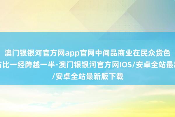 澳门银银河官方网app官网中间品商业在民众货色商业的占比一经跨越一半-澳门银银河官方网IOS/安卓全站最新版下载