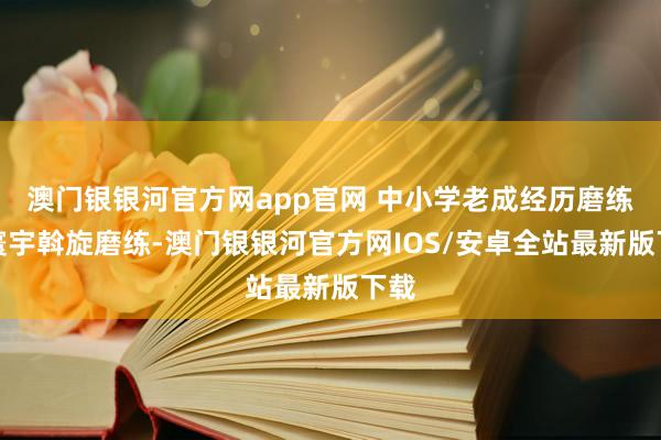 澳门银银河官方网app官网 中小学老成经历磨练为寰宇斡旋磨练-澳门银银河官方网IOS/安卓全站最新版下载